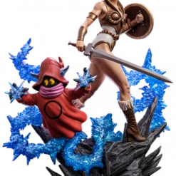 Rabatt 😀 Iron Studios Masters Of The Universe: Teela & Orko (Deluxe) - Art Scale Statue 🤩