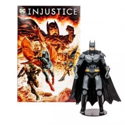 Schlussverkauf 🔥 McFarlane Injustice 2: Batman - DC Direct Page Punchers Actionfigur & Comic 🤩