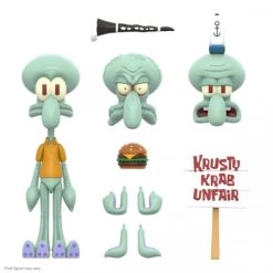 Rabatt 🤩 Super7 SpongeBob Schwammkopf: Squidward - Ultimates Actionfigur 🛒