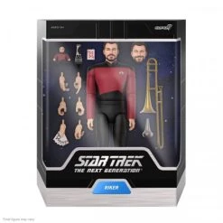 Bester Verkauf 😍 Super7 Star Trek: The Next Generation - Commander Riker - Wave 1 Ultimates! Actionfigur ✔️