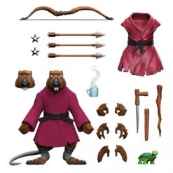 Blitzangebot 🔥 Super7 Teenage Mutant Ninja Turtles: Splinter (Flocked) - Wave 9 Ultimates! Actionfigur 👍